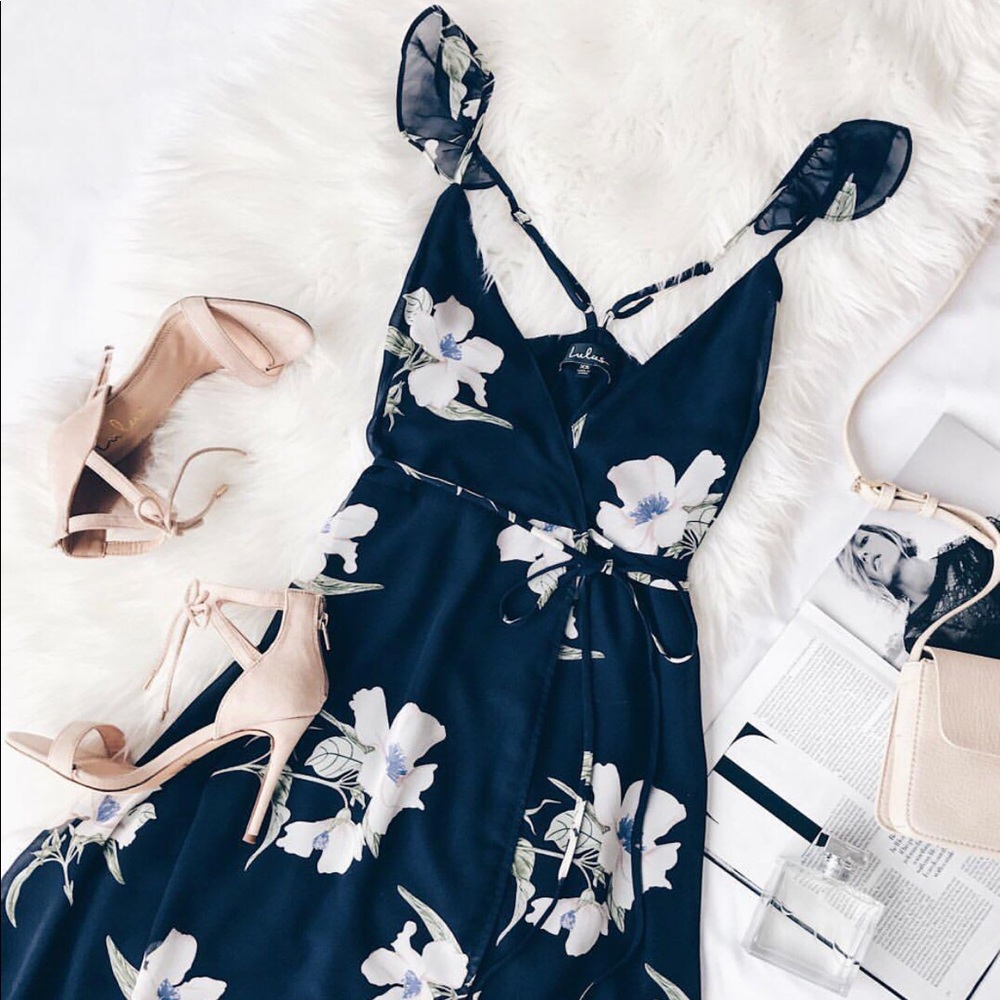 Lulu’s All Mine Wrap Dress